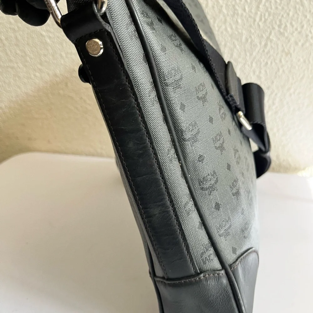 MCM Black and Gray Messenger Bag - Picture 2 of 9
